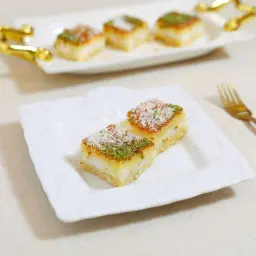 Basbousa with  Cream